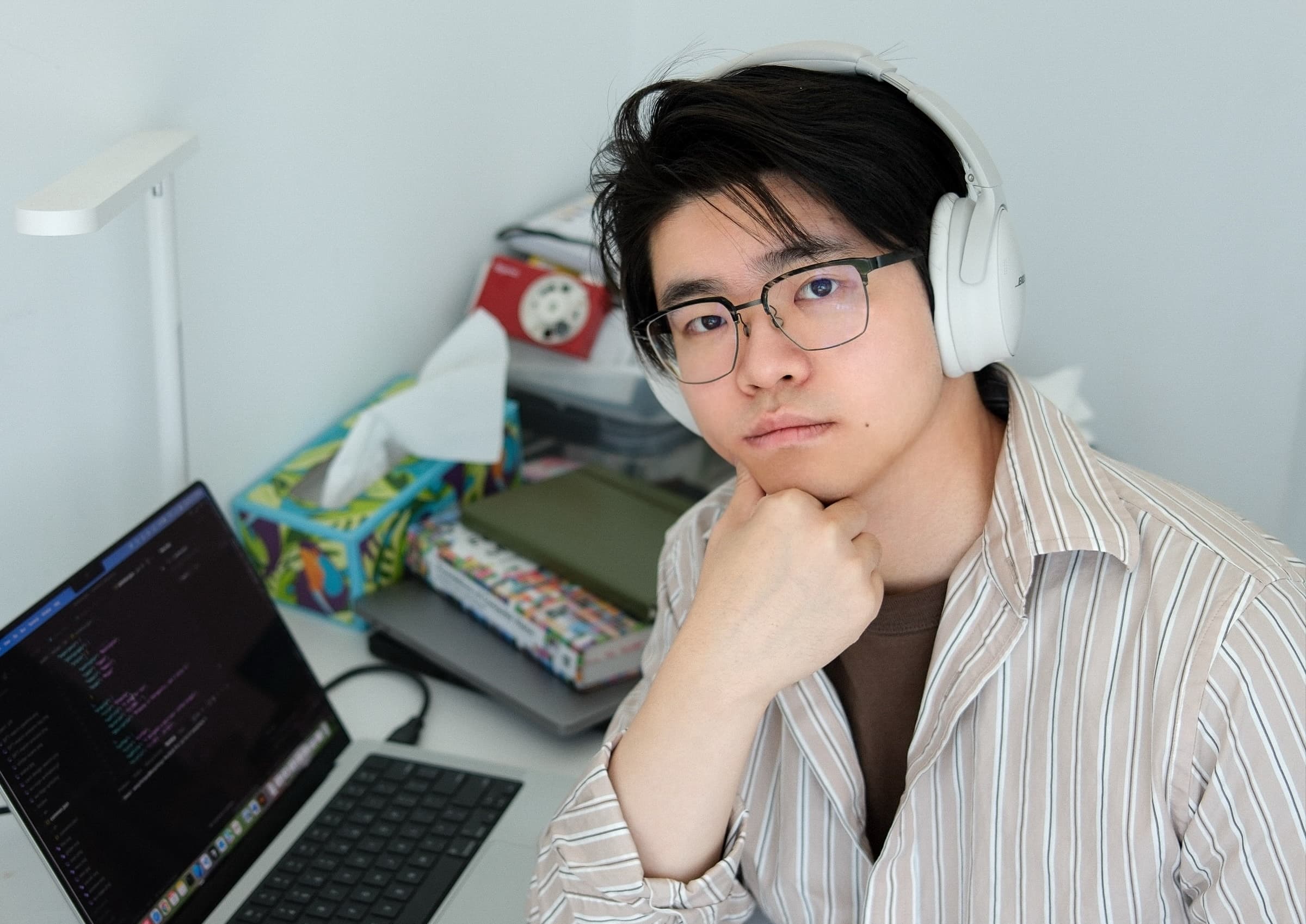 Me by Desk